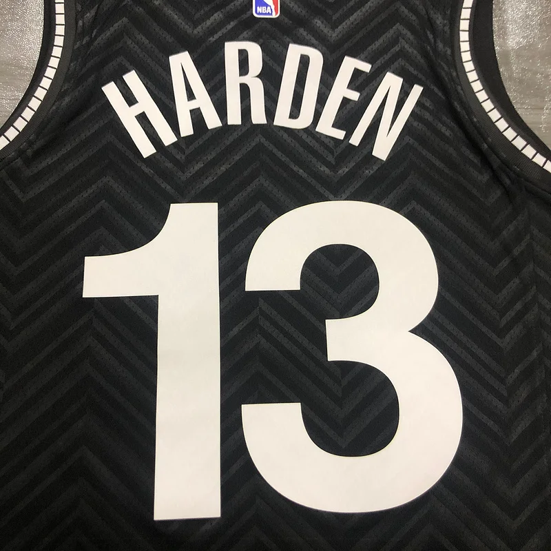 2021 Season Brooklyn Nets Basketball jersey bonus edition #13 HARDEN