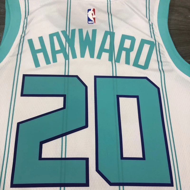 2020 Charlotte Hornets Basketball Jersey   White  #20   HAYWARD