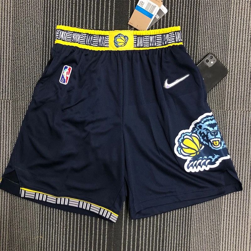 2022 Season NBA Memphis Grizzlies Basketball city version Shorts