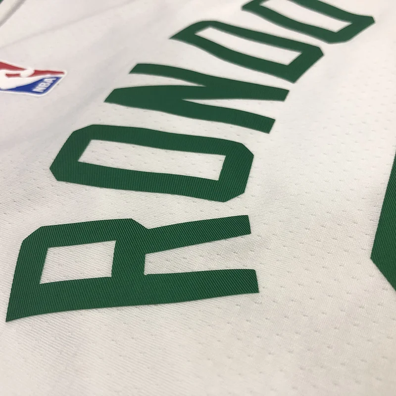 NBA Boston Celtics Basketball Jersey Retro White #9 RONDO