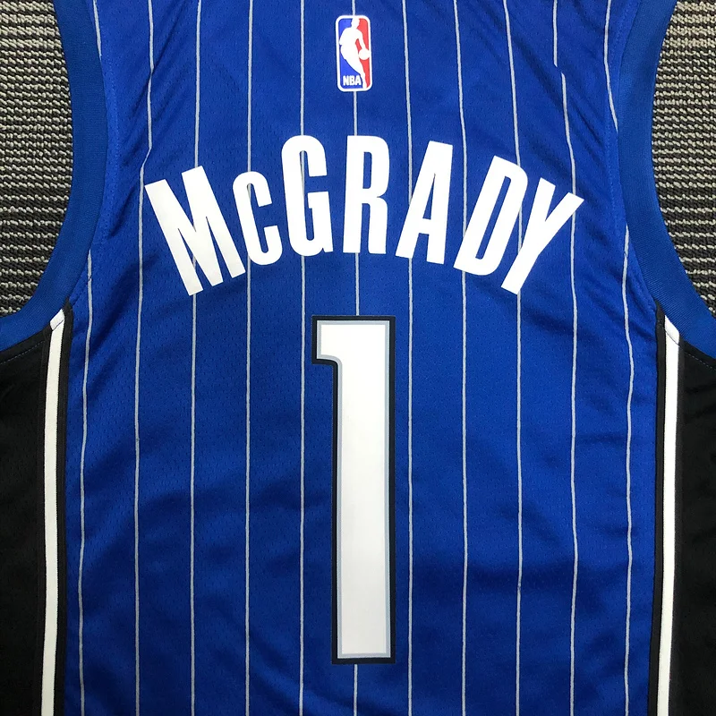 Orlando Magic Basketball Jersey Blue #1 McGrady