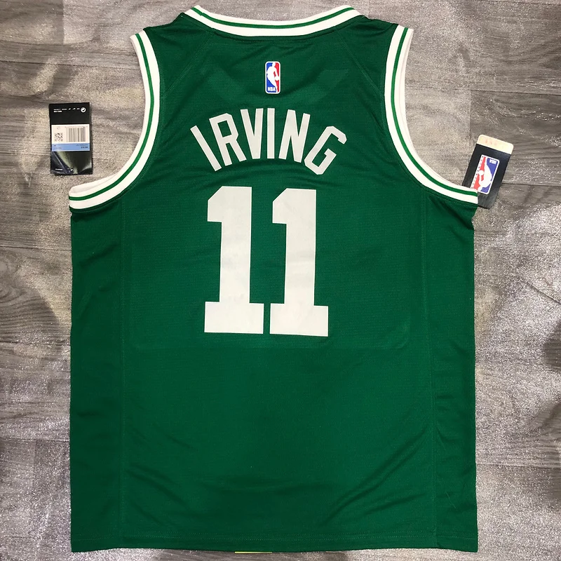 NBA Boston Celtics Basketball Jersey Retro Green #11 IRVING