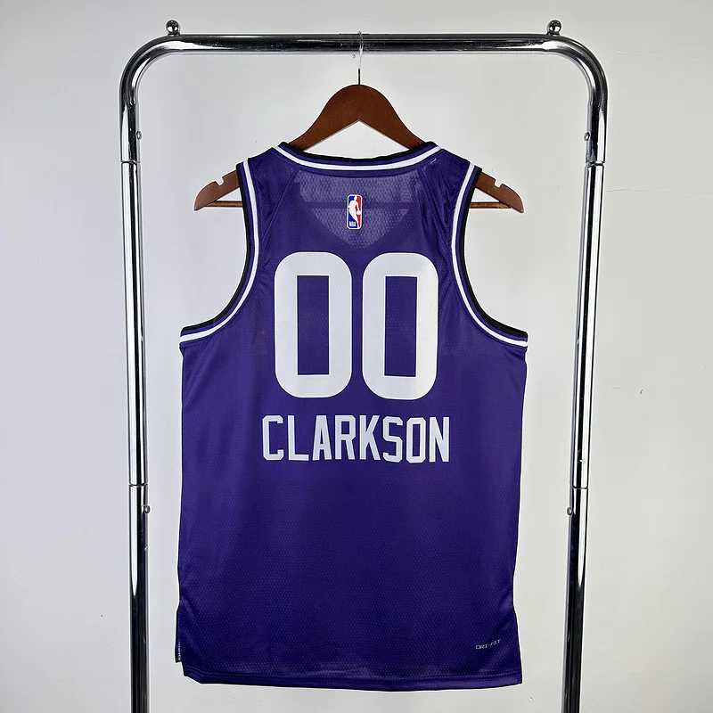 2024 Utah Jazz Basketball Jersey city version #00 CLARKSON