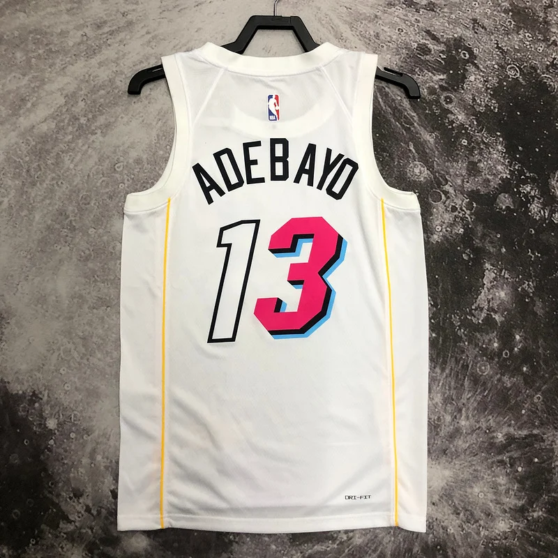 2023 Season NBA Miami Heat basketball jersey city version ADEBAYO