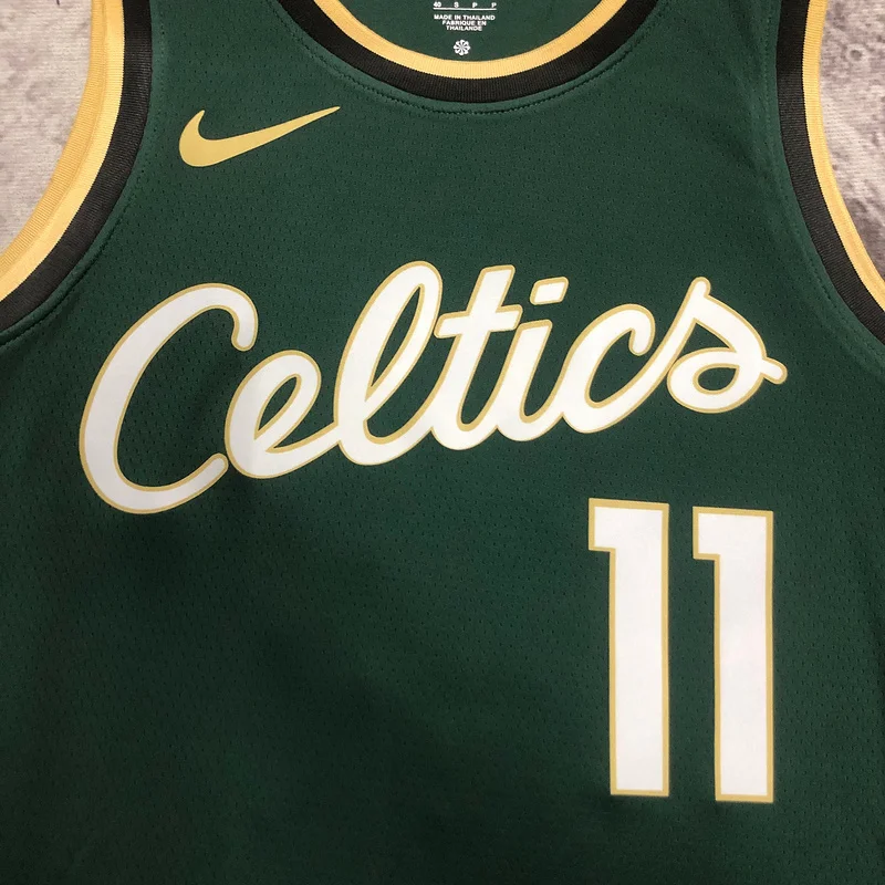 2023 Season NBA Boston Celtics Basketball Jersey city version #11 IRVING