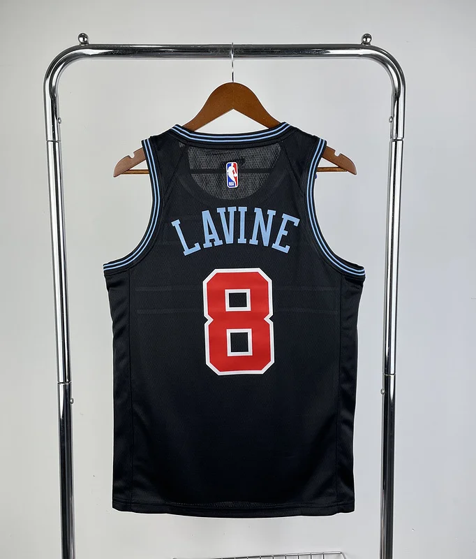 2019 Season NBA Chicago Bulls Basketball jersey City version #8 LAVINE