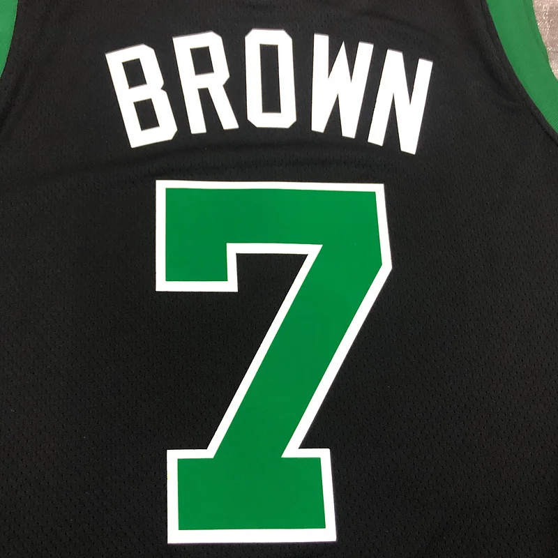 2021 Season NBA Boston Celtics Basketball Jersey Jordan theme #7 BROWN