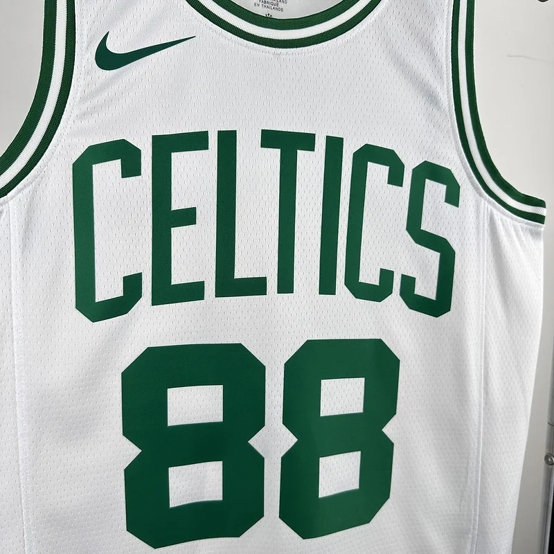 NBA Boston Celtics Basketball Jersey White home #88 QUETA