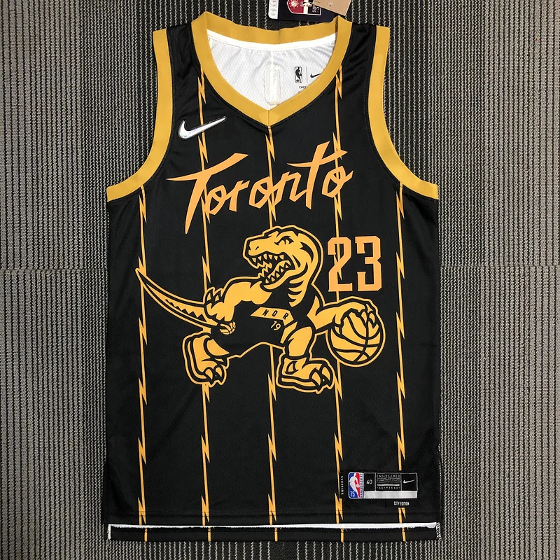 2022 NBA Toronto Raptors Basketball Jersey city version #23 VANVLEET