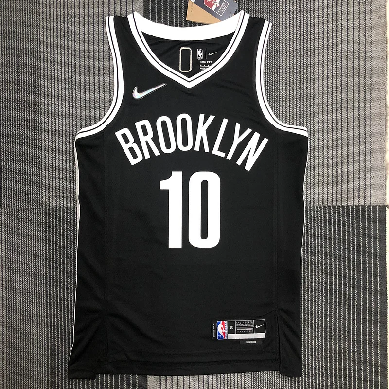 75th anniversary Brooklyn Nets Basketball jersey Black #10 SIMMONS