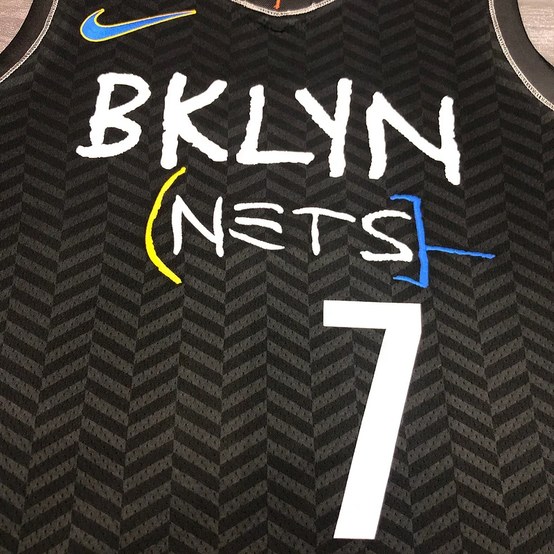 2021 Season Brooklyn Nets Basketball jersey city version Graffiti model #7 DURANT