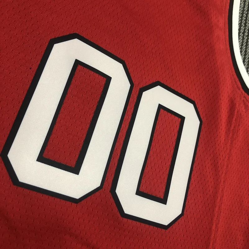 Portland Trail Blazers Basketball Jersey Retro Red #00 ANTHONY