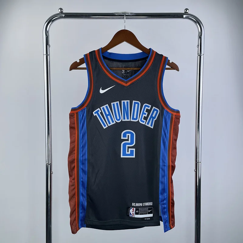 2023 NBA Oklahoma City Thunder Basketball Jersey city version #2 GILGEOUS ALEXANDER