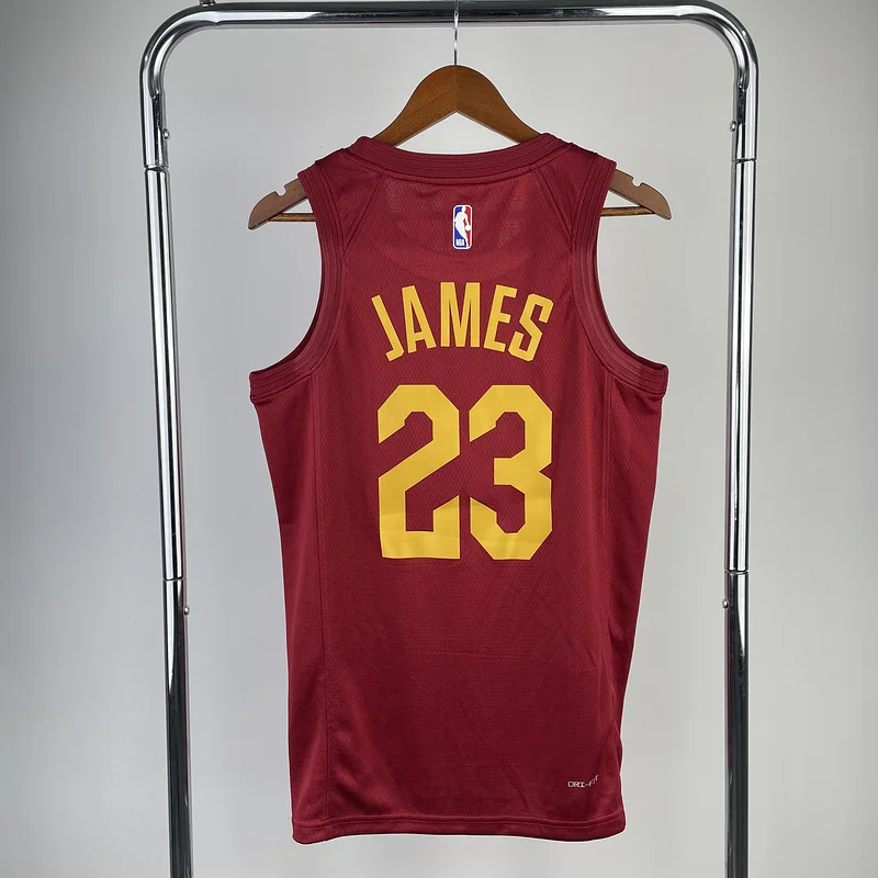 2023 Cleveland Cavaliers Basketball Jersey Aawy #23 JAMES