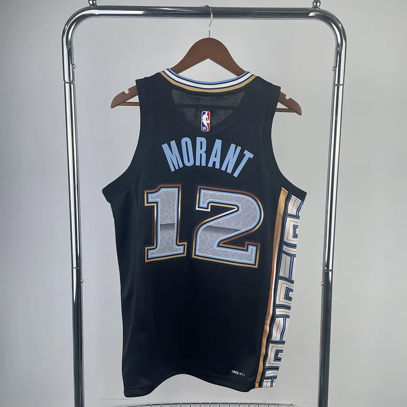 2023 Season NBA Memphis Grizzlies Basketball Jersey city version #12 MORANT