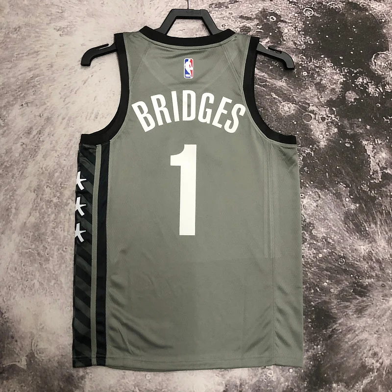 Brooklyn Nets Basketball jersey Flyer style limited #1 BRIDGES