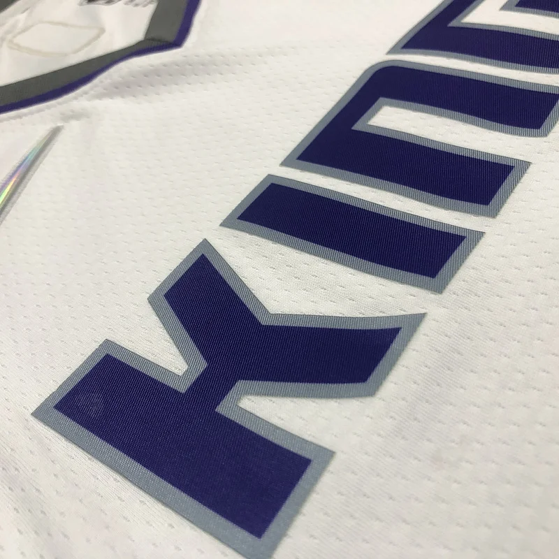 75th anniversary Sacramento Kings Basketball Jersey White #5 FOX