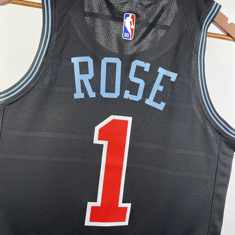 2019 Season NBA Chicago Bulls Basketball jersey City version #1 ROSE