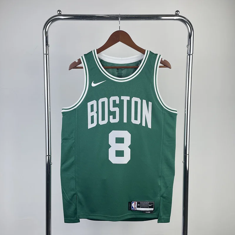 2023 Season NBA Boston Celtics Basketball Jersey Green #8 PORZINGIS