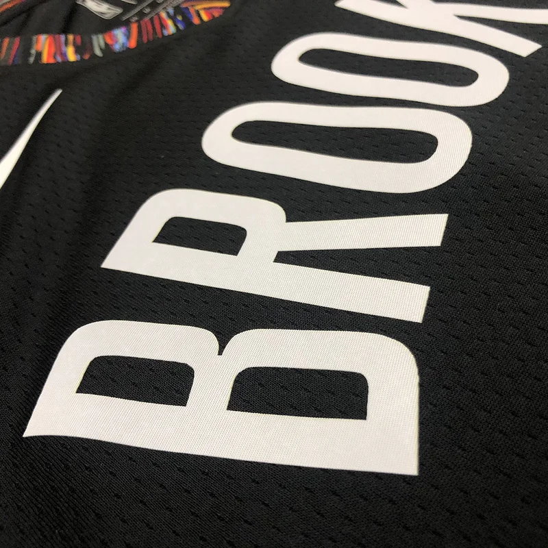 2020 Season Brooklyn Nets Basketball jersey city version Camouflage Black #7 DURANT