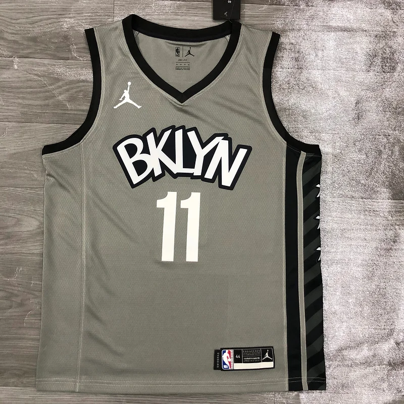 2021 Season Brooklyn Nets Basketball jersey JORDAN Theme gray #11 IRVING