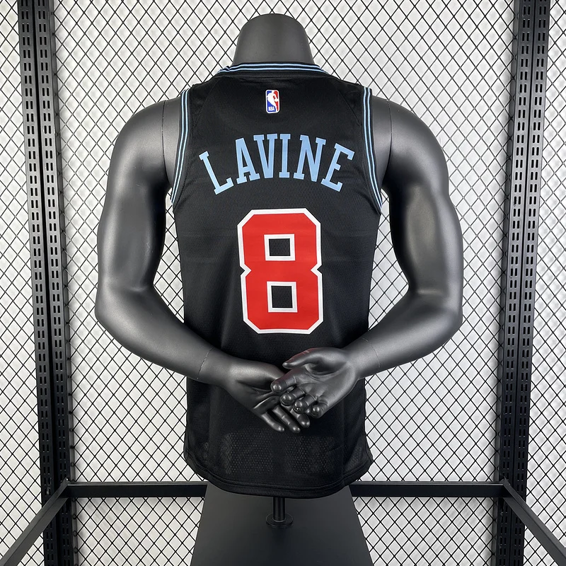 2019 Season NBA Chicago Bulls Basketball jersey City version #8 LAVINE