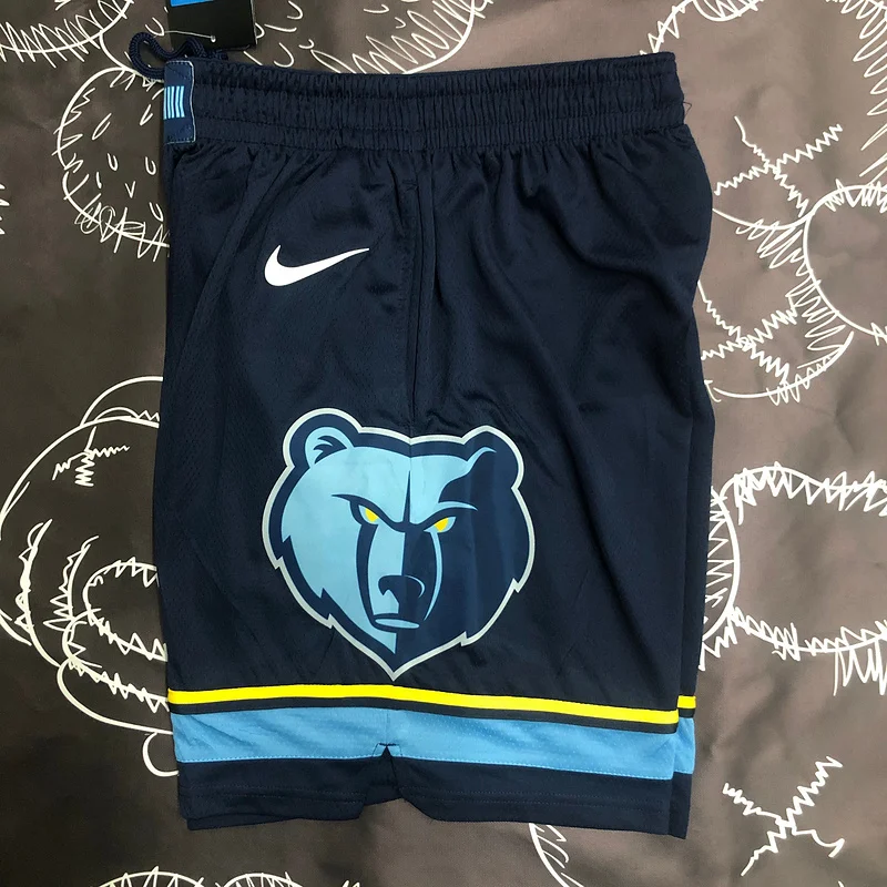 NBA Memphis Grizzlies Basketball Blue Shorts