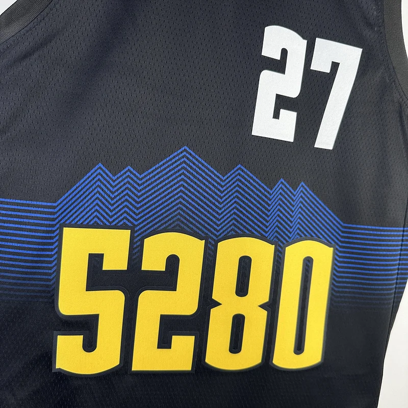 2024 Season NBA Denver Nuggets Basketball jersey city version #27 MURRAY