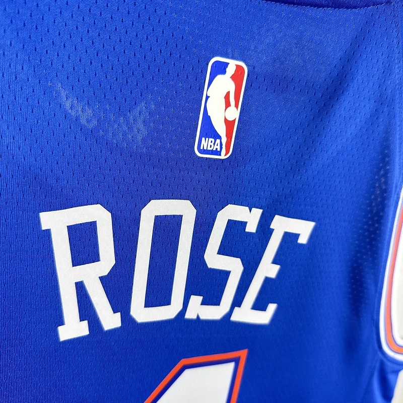 2021 New York Knicks Basketball Jersey trapeze limited #4 ROSE