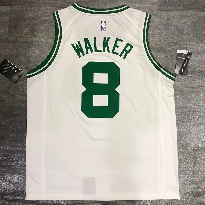 NBA Boston Celtics Basketball Jersey Retro White #8 WALKER