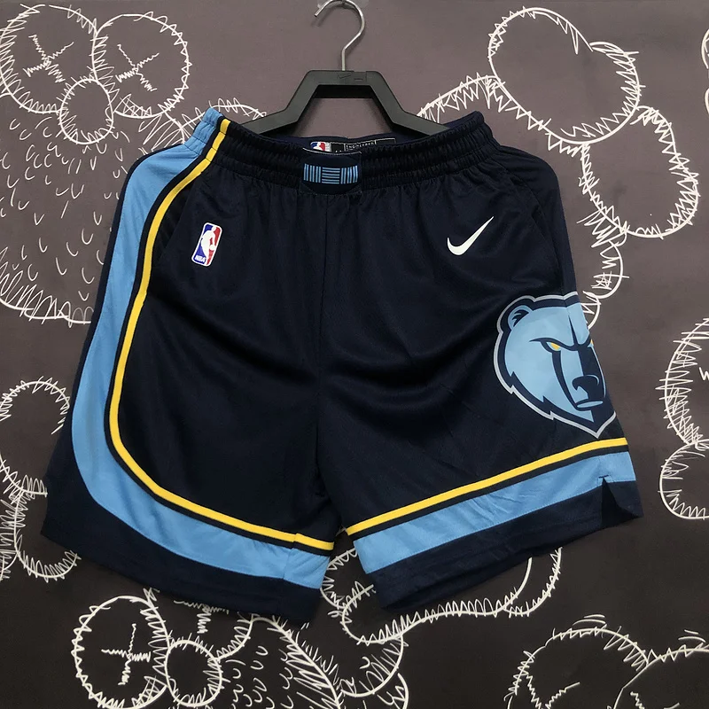 NBA Memphis Grizzlies Basketball Blue Shorts