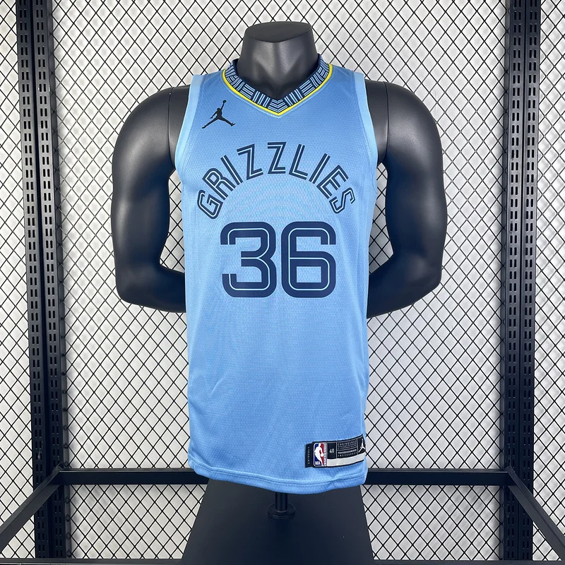 2021 Season NBA Memphis Grizzlies Basketball Jersey trapeze limited #36 SMART