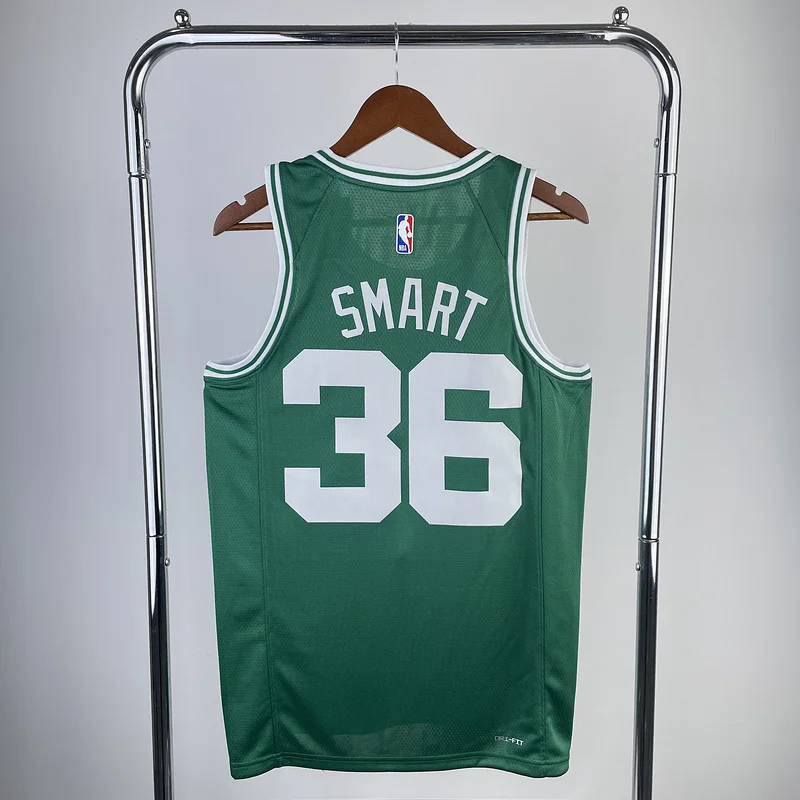 2023 Season NBA Boston Celtics Basketball Jersey Green #36 SMART