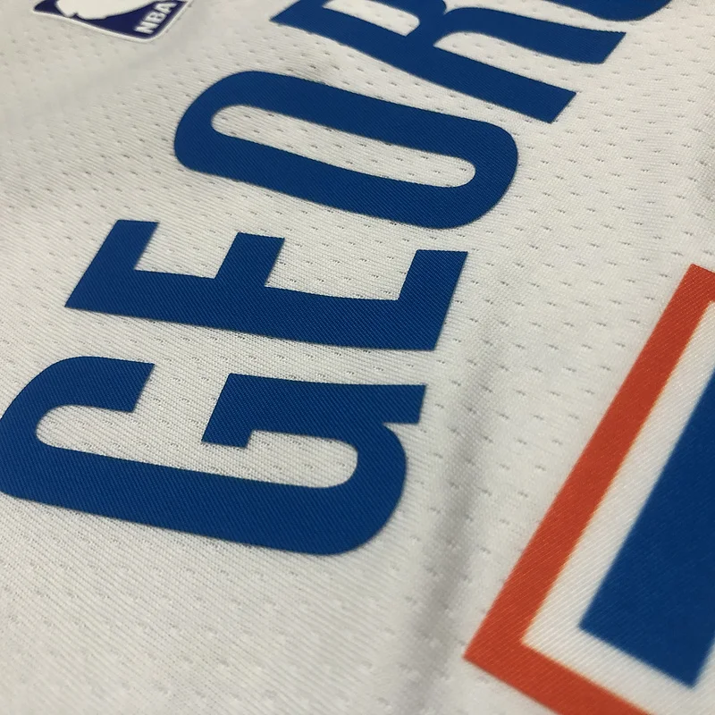 NBA Oklahoma City Thunder Basketball Jersey White #13 GEORGE