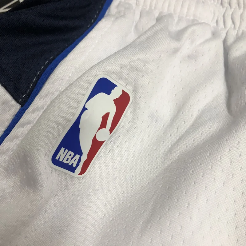 NBA Dallas Mavericks basketball White Shorts