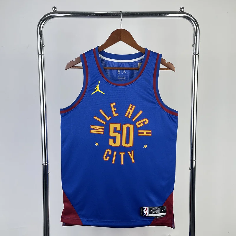 2023 Season NBA Denver Nuggets Basketball jersey trapeze limited #50 GORDON