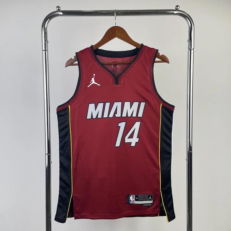 2023 Season NBA Miami Heat basketball jersey trapeze limited #14 HERRO