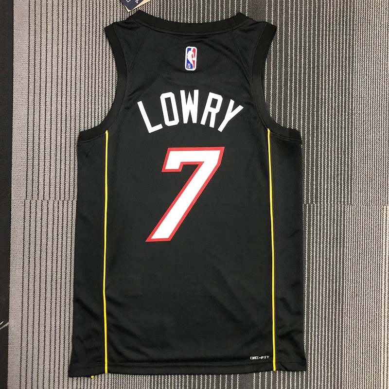 2022 Season NBA Miami Heat basketball jersey city version #7 LOWRY