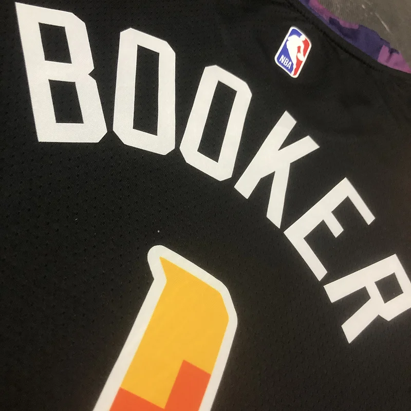 2023 Season NBA Phoenix Suns Basketball jersey trapeze limited #1 BOOKER