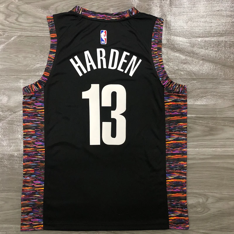 2020 Season Brooklyn Nets Basketball jersey city version Camouflage Black #13 HARDEN