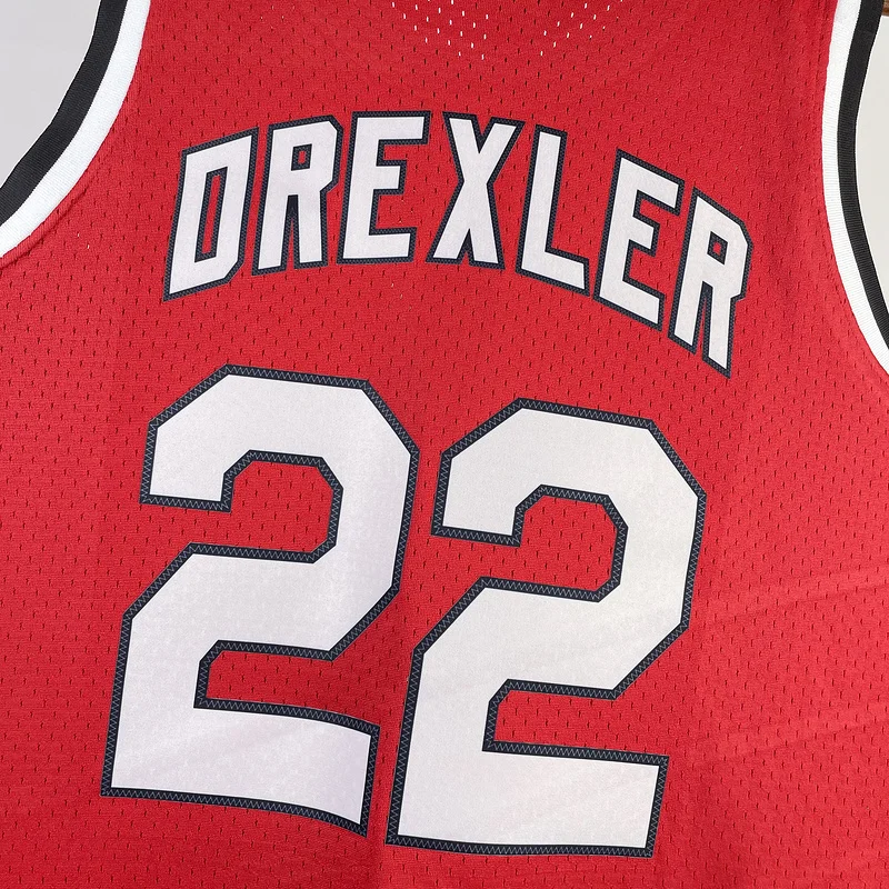 Mitchell Ness  Hot Print  Retro  Portland Trail Blazers Basketball Jersey   83/94  #22号  DREXLER