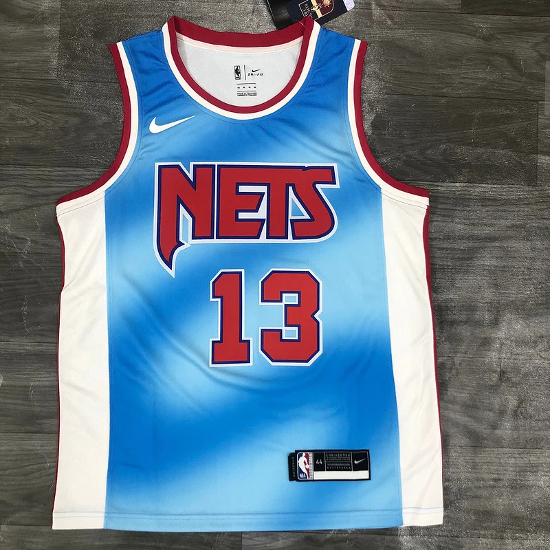 2021 Season Brooklyn Nets Basketball jersey Retro limited Blue #13 HARDEN