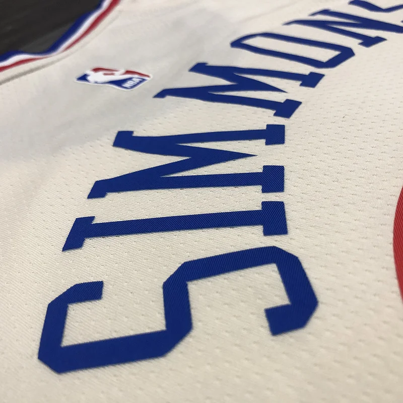 2020 Season NBA Philadelphia 76ers Basketball Jersey city version limited #25 SIMMONS