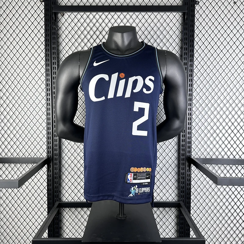 2024 Season   NBA Los Angeles Clippers Basketball jersey   city version  #2   LEONARD