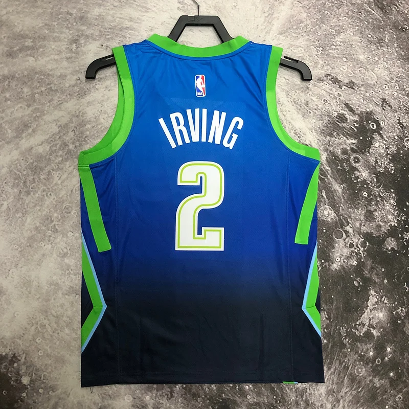 NBA Dallas Mavericks basketball jersey Gradient #2 IRVING