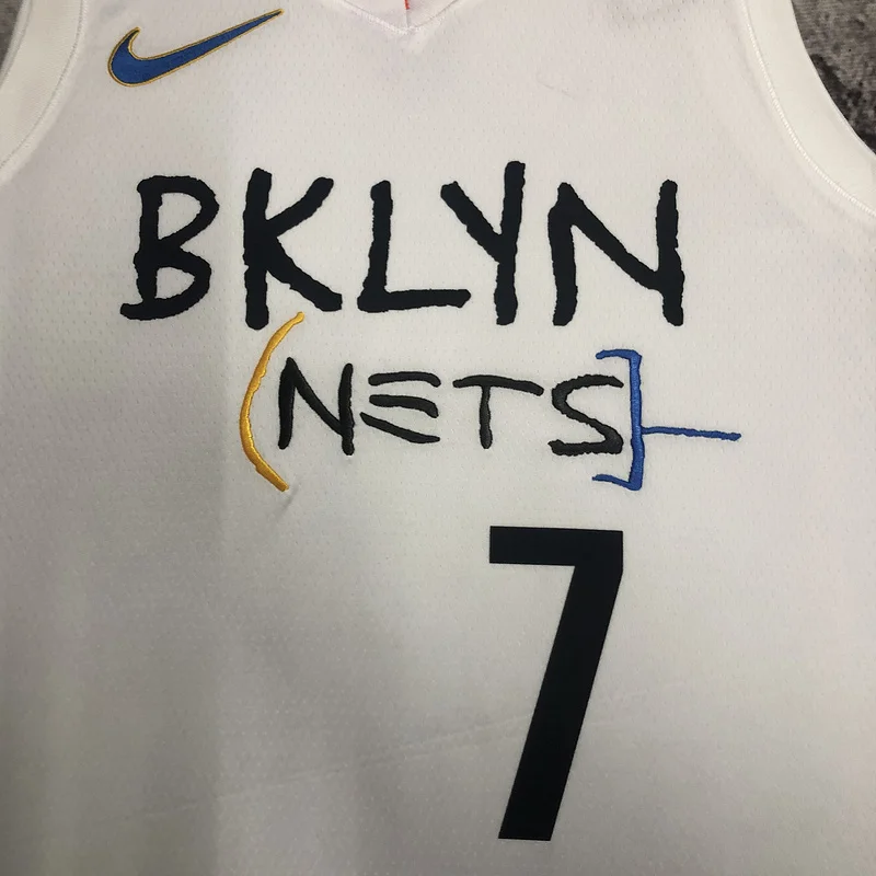 2023 Season Brooklyn Nets Basketball jersey city version #7 DURANT