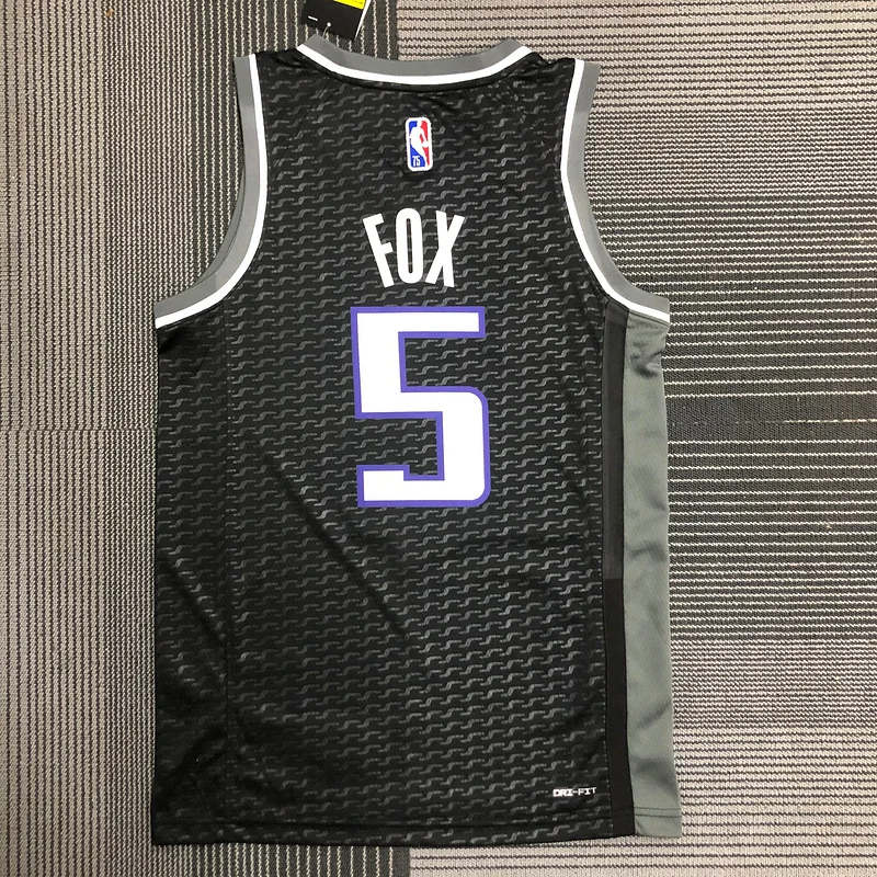 Sacramento Kings Basketball Jersey trapeze limited #5 FOX