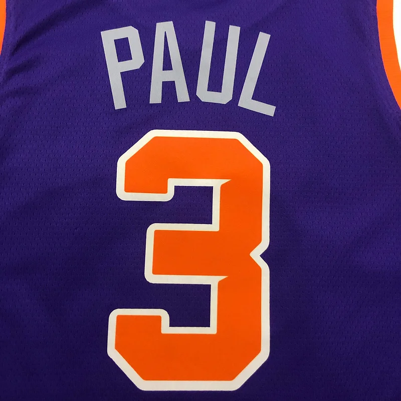 NBA Phoenix Suns Basketball jersey Purple #3 PAUL