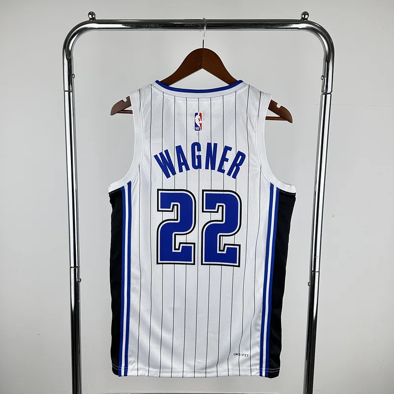 2023 Orlando Magic Basketball Jersey Home White #22 WAGNER