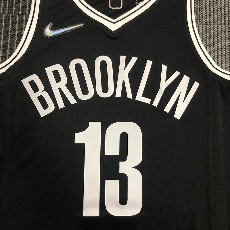 75th anniversary Brooklyn Nets Basketball jersey Black #13 HARDEN